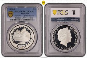 2000-P $5 Olympic - Opera House PR67DCAM