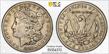 1890-CC $1 VF30