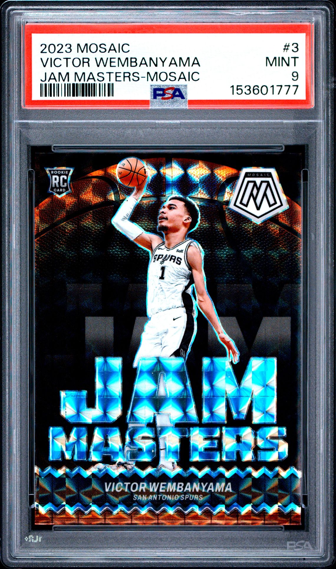 2023 Panini Panini Mosaic Jam Masters #3 Victor Wembanyama front