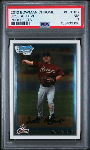2010 Bowman Bowman Chrome #BCP137 Jose Altuve front