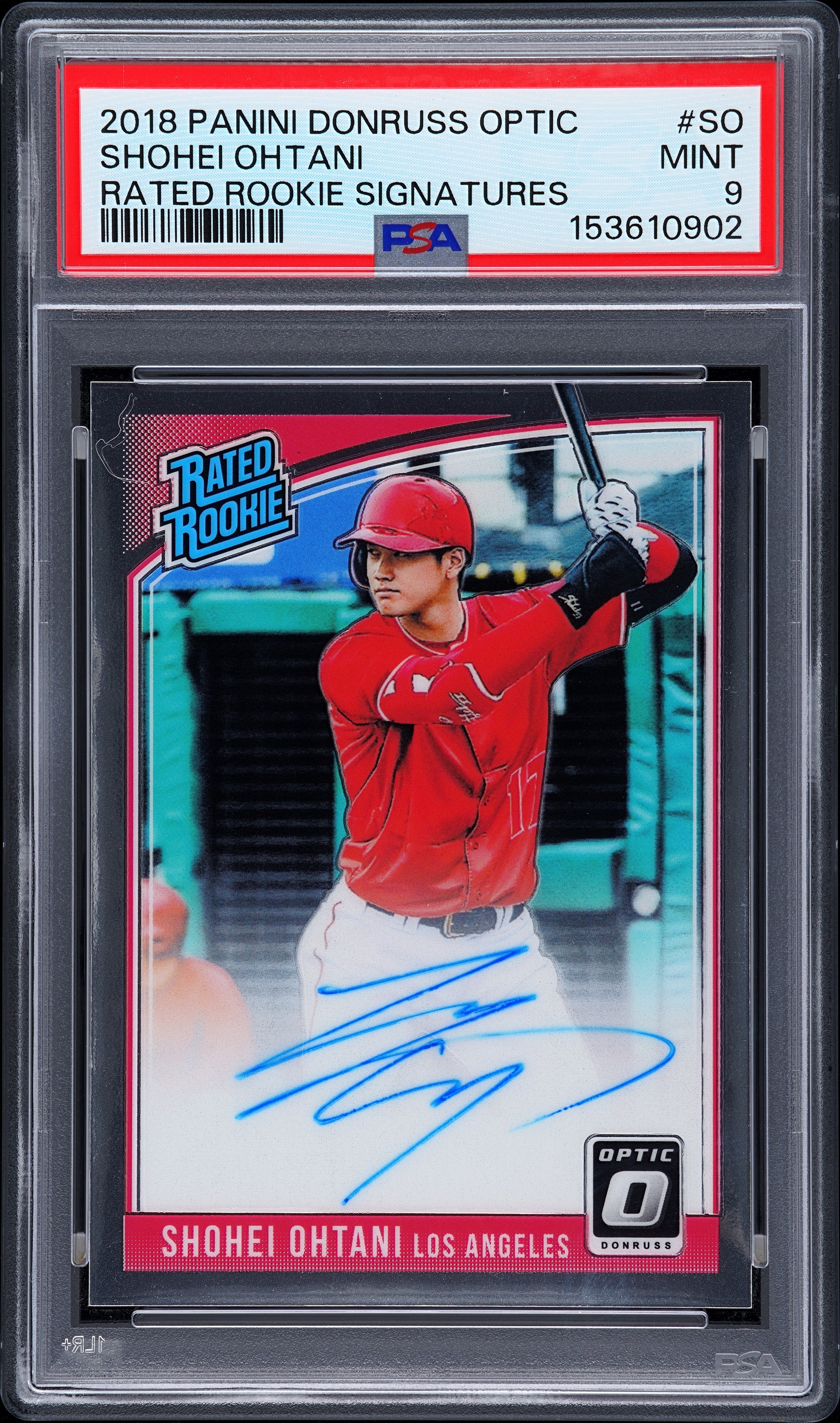 2018 Donruss Optic #SO Shohei Ohtani front