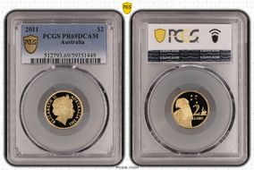 2011 $2 PR69DCAM
