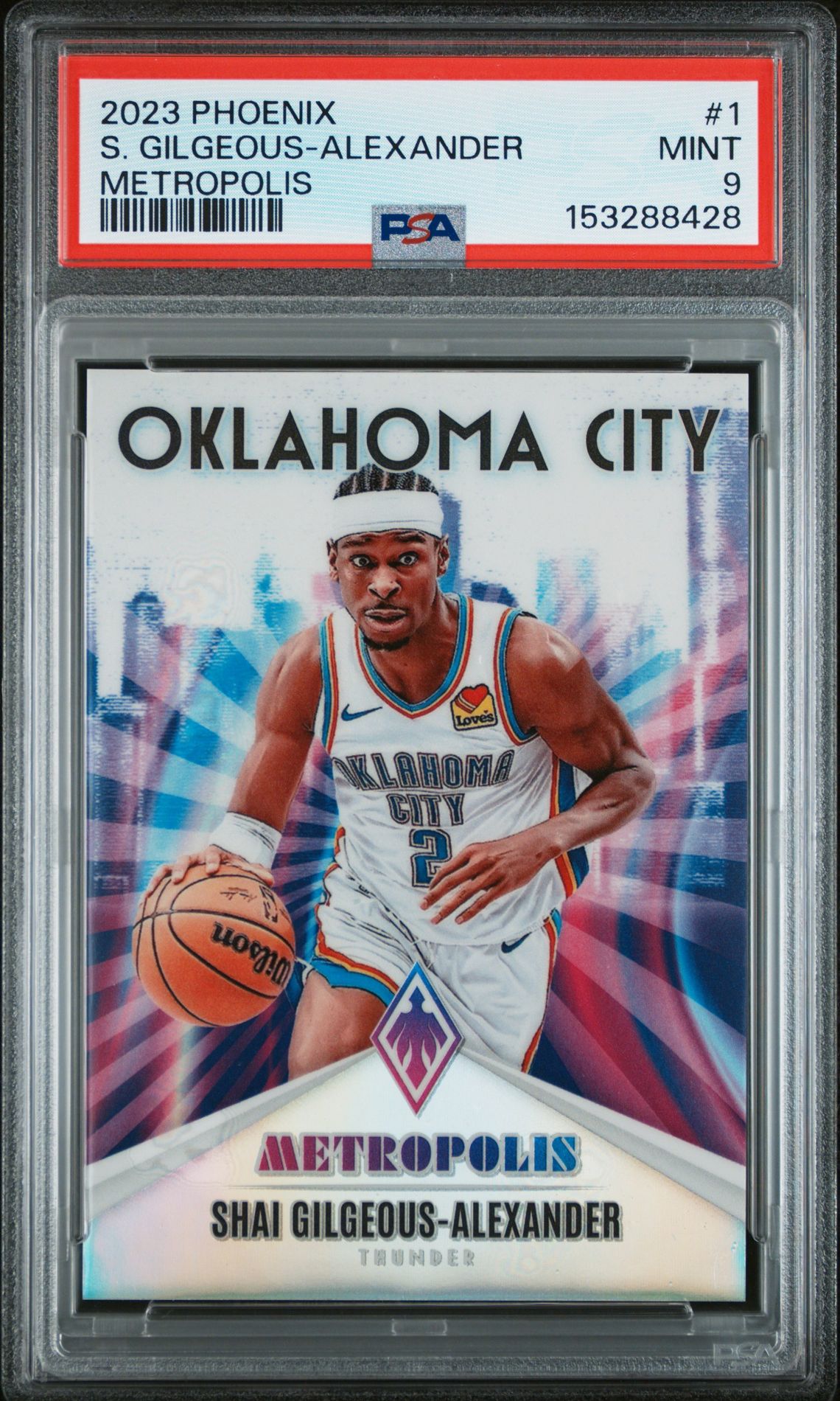 2023 Panini PANINI PHOENIX METROPOLIS #1 S. Gilgeous-Alexander front