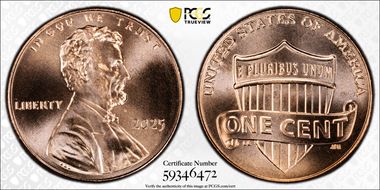 2025 1C Shield MS67RD