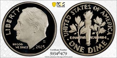 2025-S 10C PR69DCAM