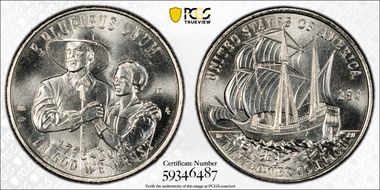 2026-D 25C Mayflower Compact MS66