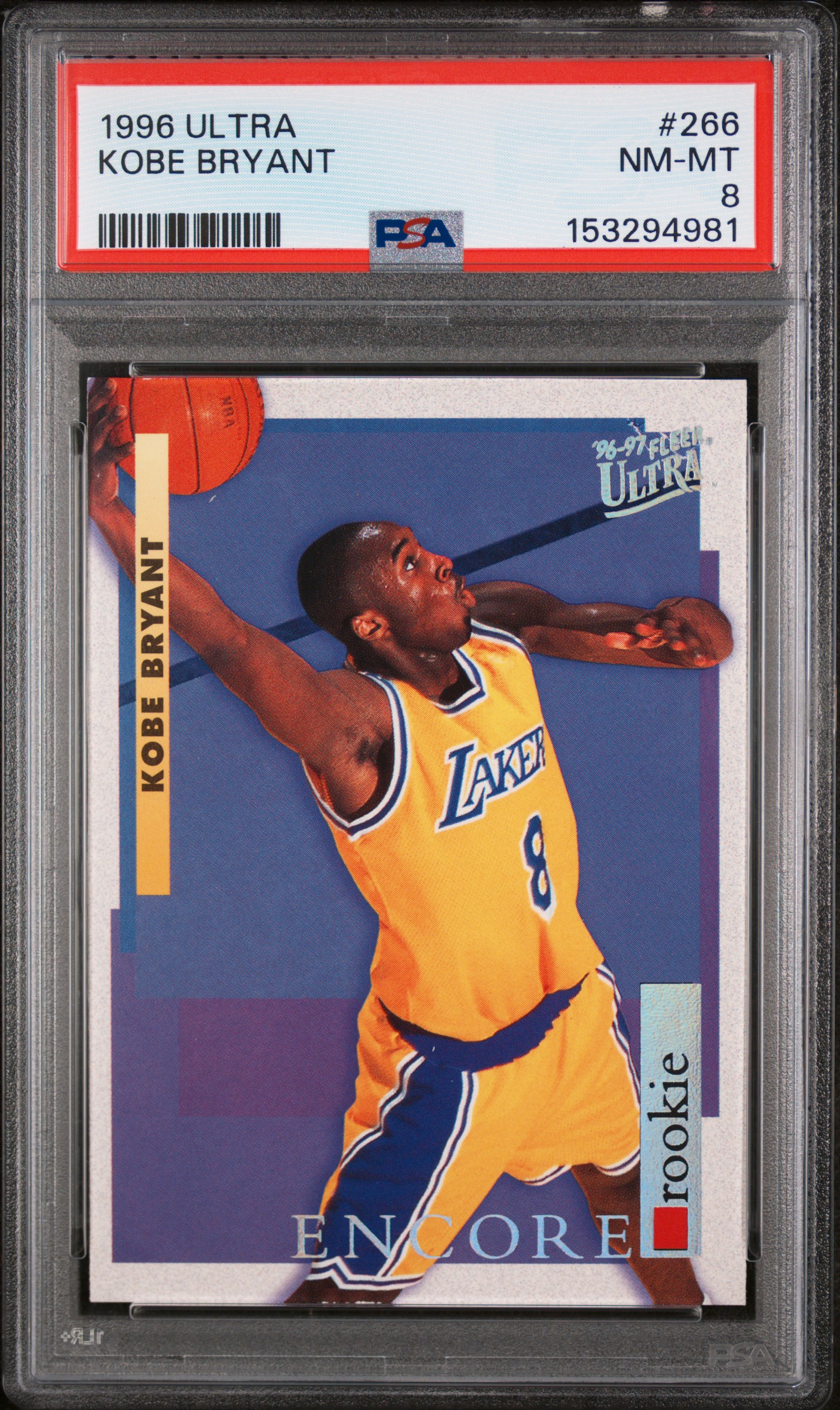 1996 ULTRA KOBE BRYANT PSA 8 | Veriswap