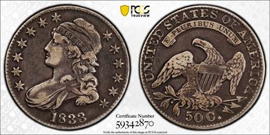 1833 50C VF30