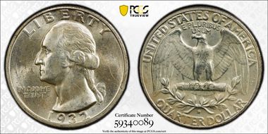 1932-D 25C MS64