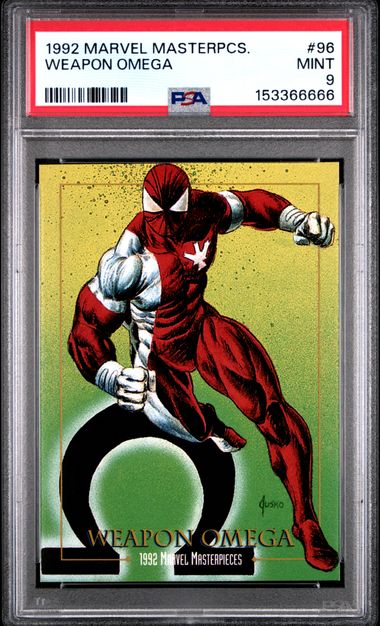 1992 Marvel Masterpcs #96 Weapon Omega front