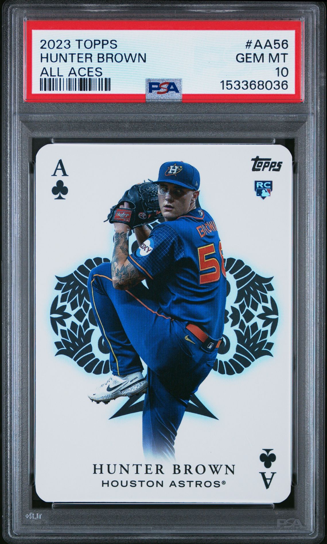 2023 Topps TOPPS ALL ACES UPDATE #AA56 Hunter Brown front