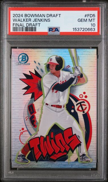 2024 Bowman Bowman Draft #FD5 Walker Jenkins front