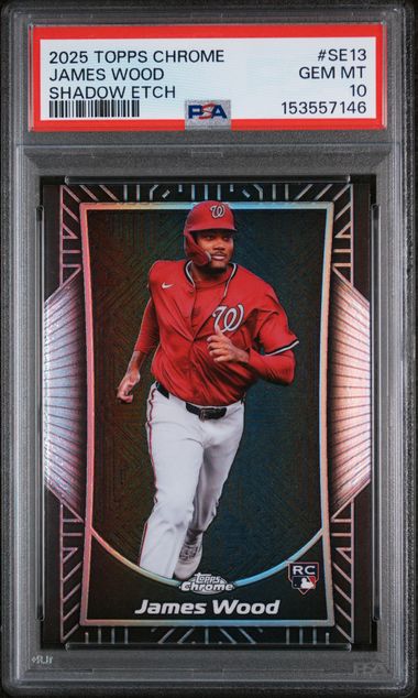 2025 Topps TOPPS CHROME SHADOW ETCH #SE13 James Wood front
