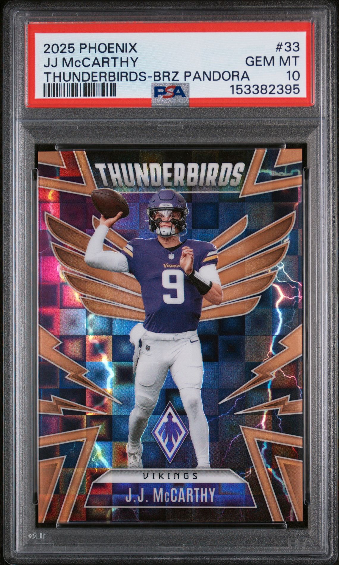 2025 Panini PANINI PHOENIX THUNDERBIRDS BRZ PANDORA #33 Jj Mccarthy front