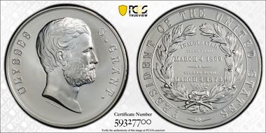 (2023-S) Medal Ulysses S. Grant Silver Matte Finish MS69