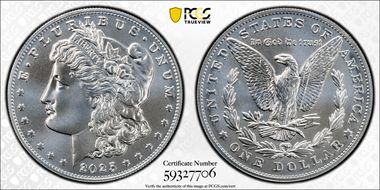 2025 $1 Morgan Dollar MS70