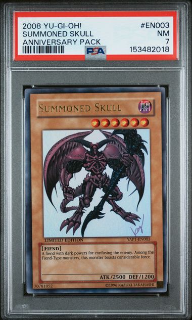 2008 Yu-Gi-Oh! Yu-Gi-Oh ANNIVERSARY PACK #EN003 Summoned Skull front