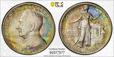 1936 50C Lynchburg MS67+