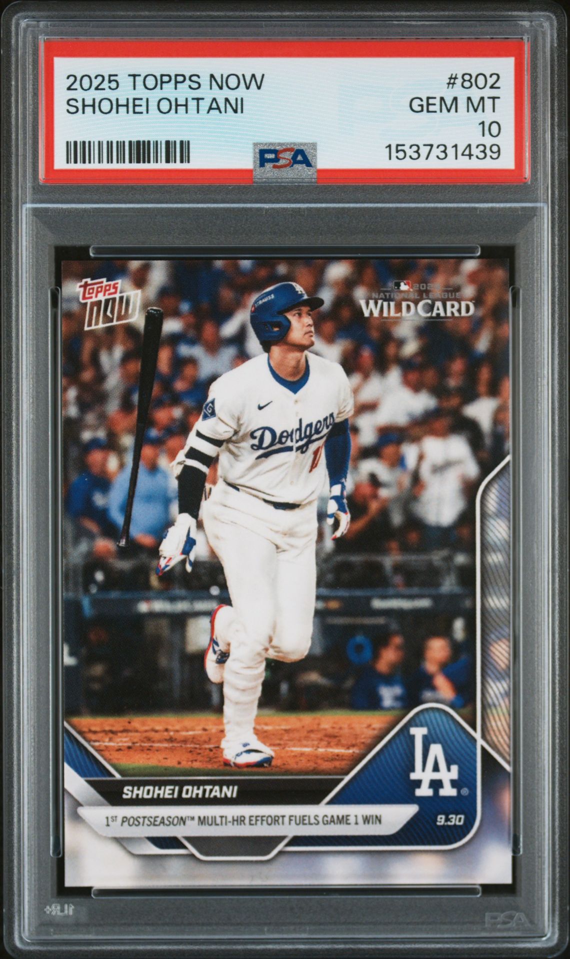 2025 Topps TOPPS NOW #802 Shohei Ohtani front