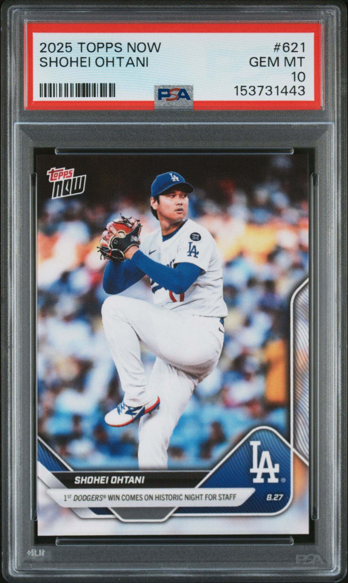 2025 Topps TOPPS NOW #621 Shohei Ohtani front