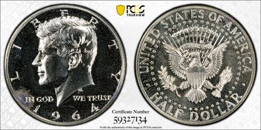 1964 50C DDO FS-103 Accented Hair PR64