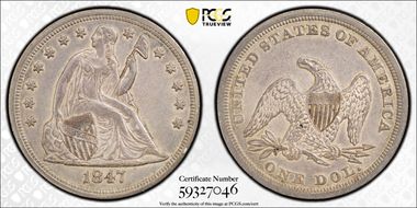 1847 $1 XF45