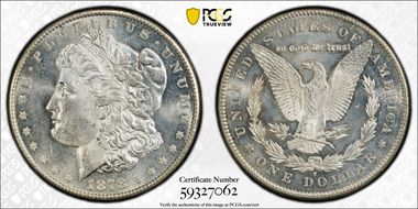1878-S $1 MS63