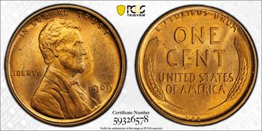1909 VDB 1C MS64RD