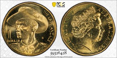 1999-B $1 Anzac MS67