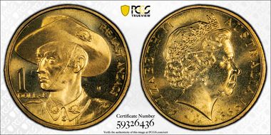 1999-M $1 Anzac MS67