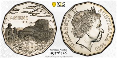 2018 50C Battle of Amiens MS68