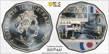2021 50C Centenary of the RAAF S. E. 5A MS69