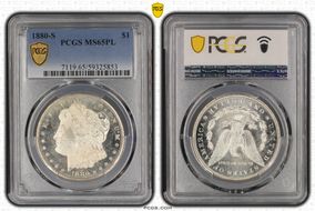 1880-S $1 MS65PL