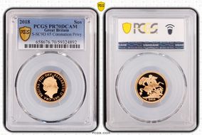 2018 Sov S-SC9D 65 Coronation Privy PR70DCAM