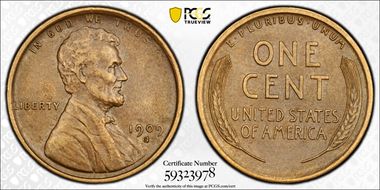 1909-S/S 1C RPM, FS-1501 AU55BN