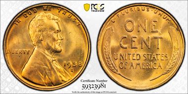 1938-S/S 1C RPM, FS-501 MS65RD