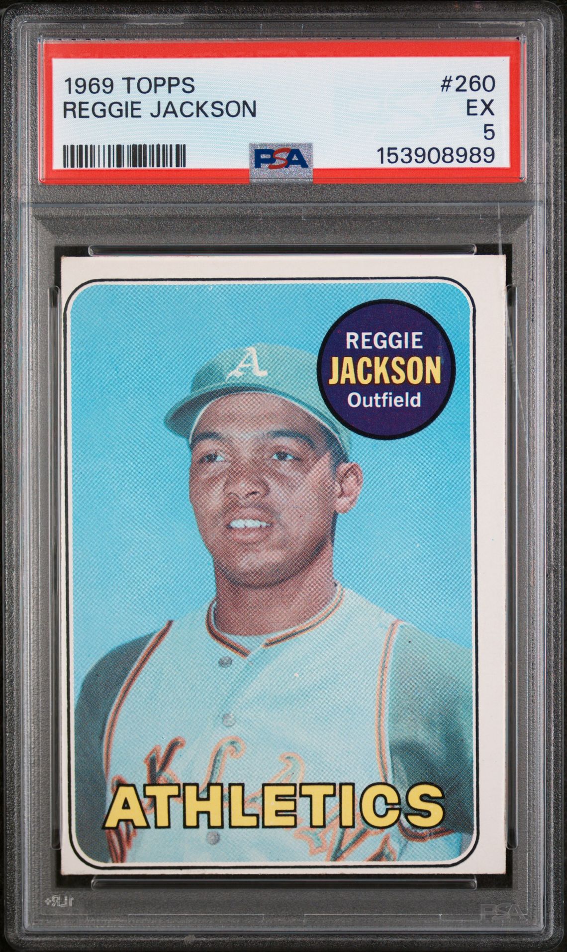 1969 Topps TOPPS #260 Reggie Jackson front