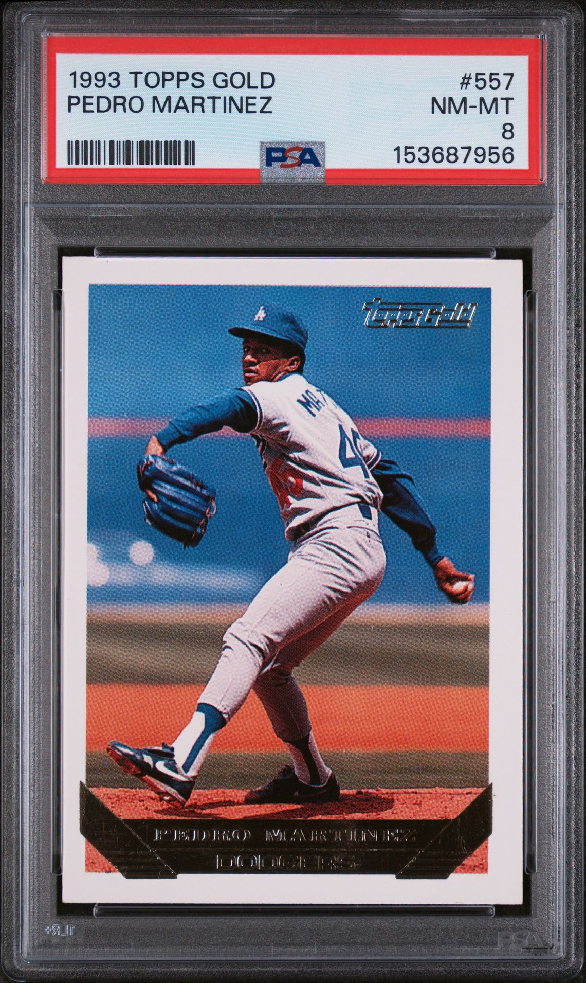 1993 Topps TOPPS GOLD #557 Pedro Martinez front