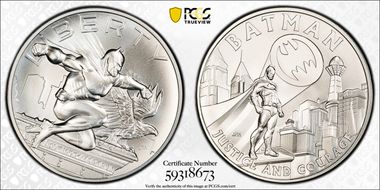 2025 Medal DC Comics - Batman 1oz Ag MS70