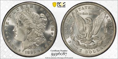 1885-O $1 MS67