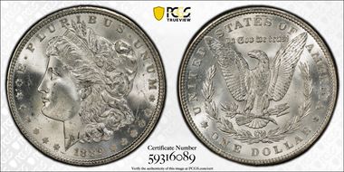 1889 $1 MS66