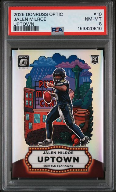 2025 Panini Panini Donruss Optic Uptown #10 Jalen Milroe front
