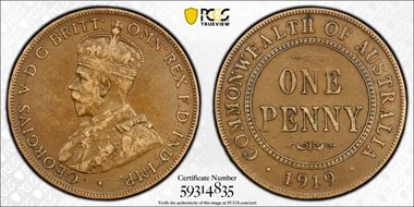 1919 //. (m) 1D Dot below VF35BN