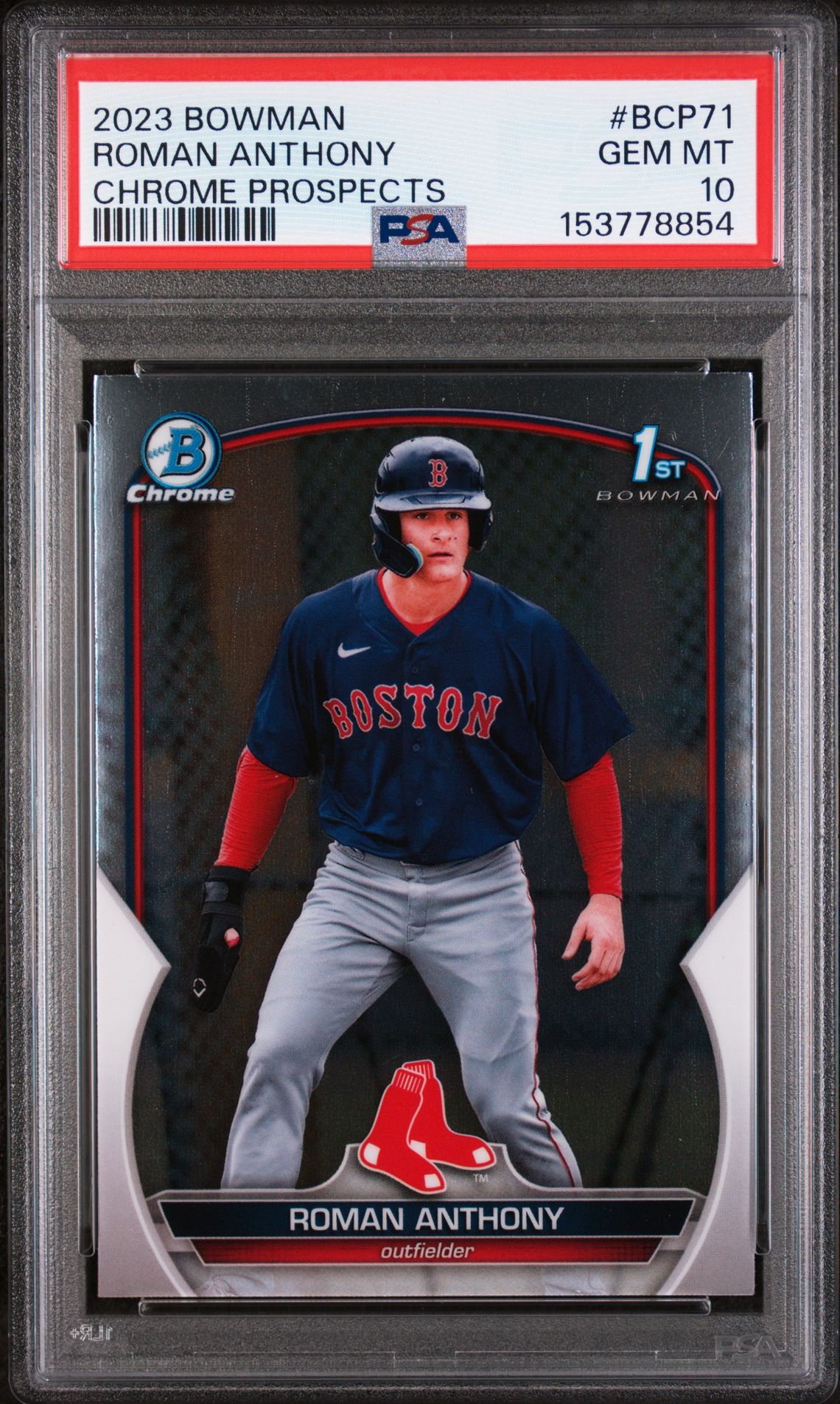 2023 Bowman BOWMAN CHROME PROSPECTS #BCP71 Roman Anthony front