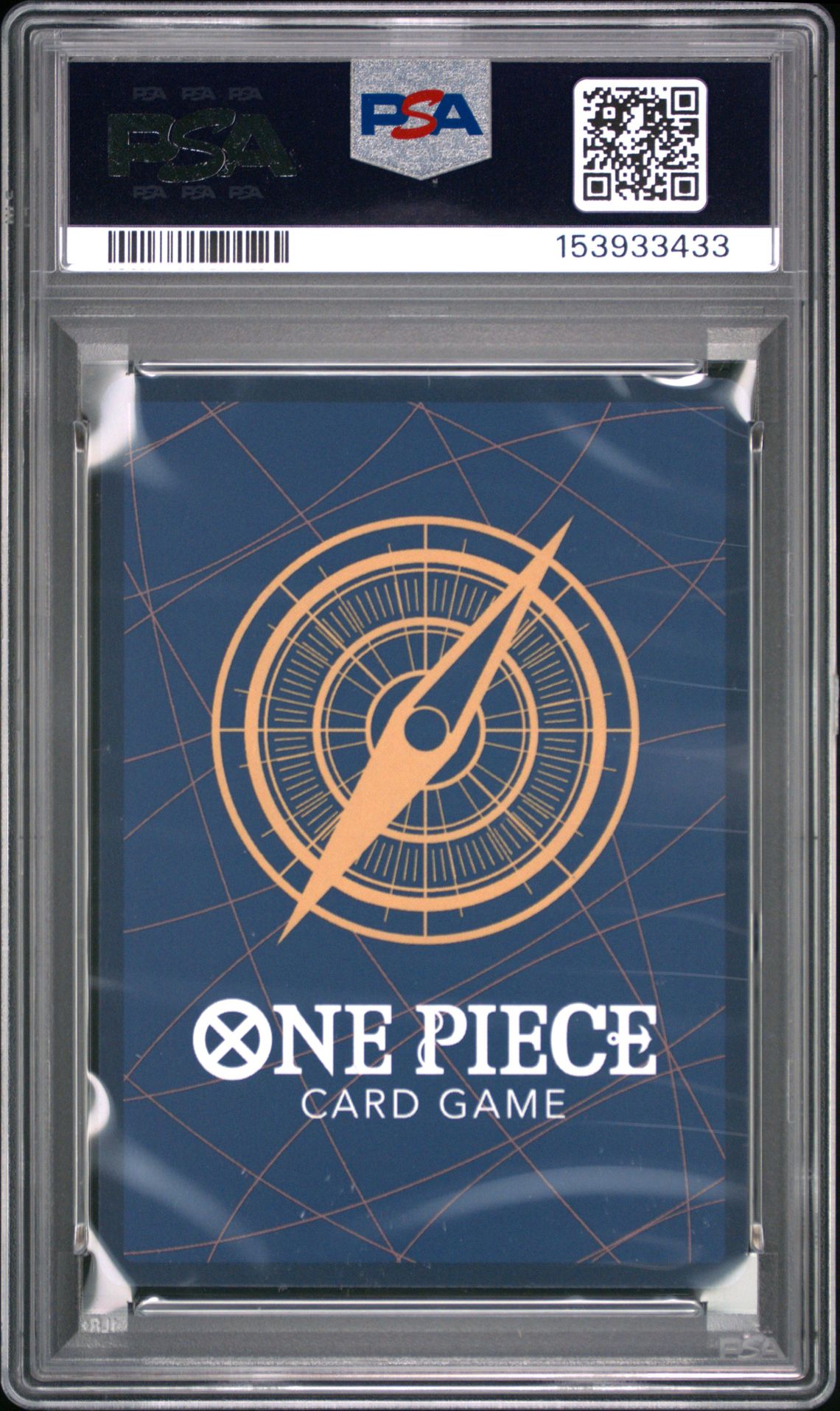 2025 One Piece Op10-Royal Blood Charlotte Pudding #012 (Special Alternate Art) Gem Mt 10 back view - PSA certificate #153933433