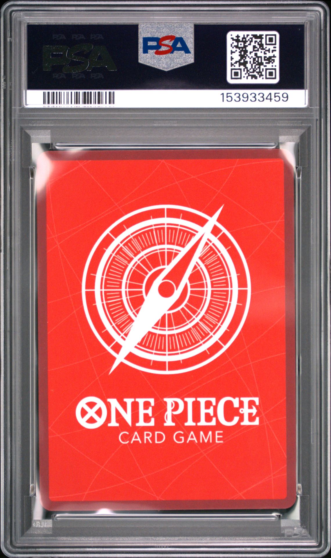 2023 One Piece Op04-Kingdoms Of Intrigue Rebecca #039 (Alternate Art) Gem Mt 10 back view - PSA certificate #153933459