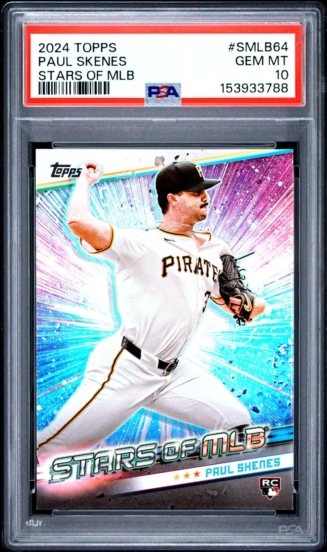 2024 Topps Stars Of Mlb Paul Skenes #Smlb64 (Update) Gem Mt 10 front