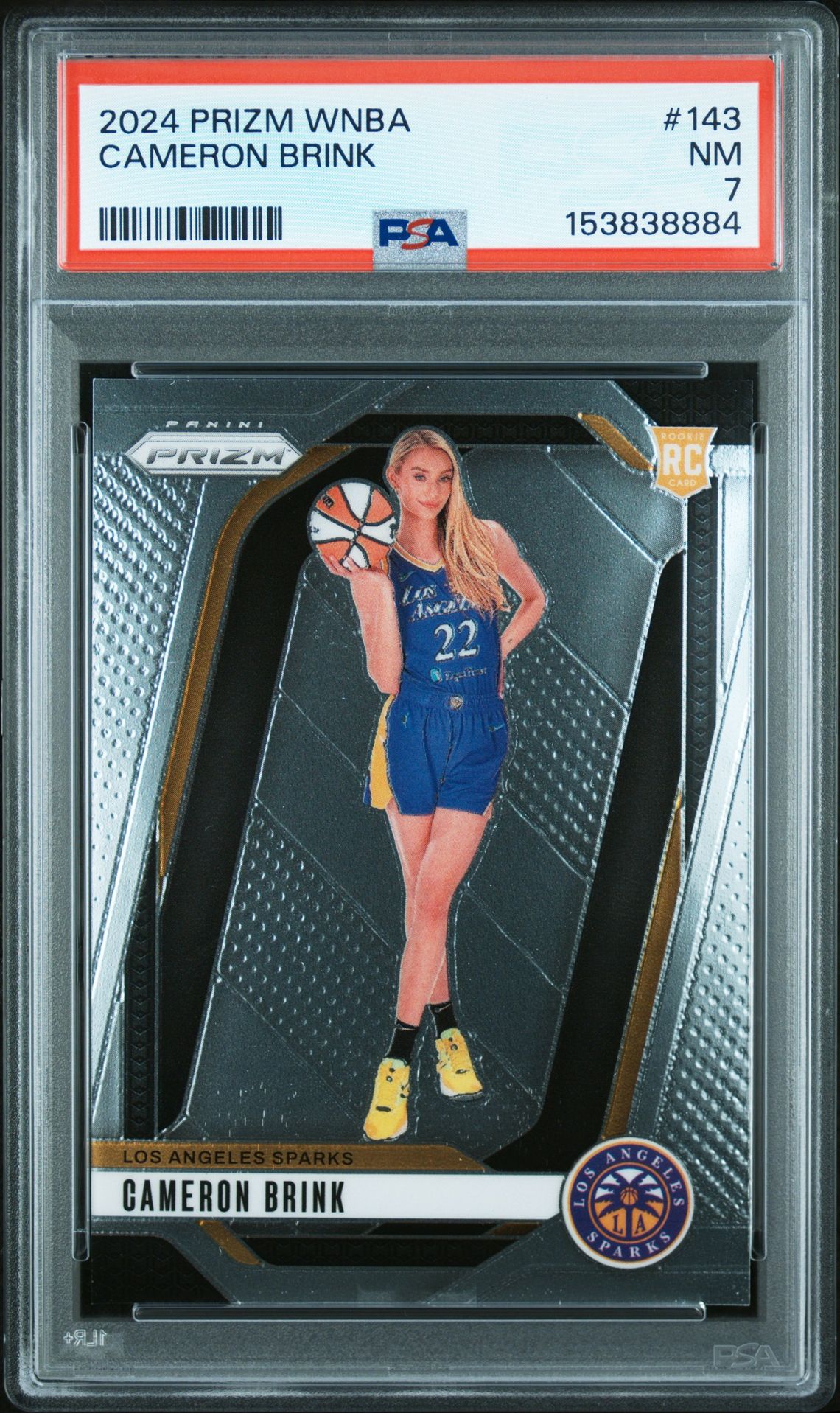 2024 Panini Prizm Wnba Cameron Brink #143 Nm 7 front