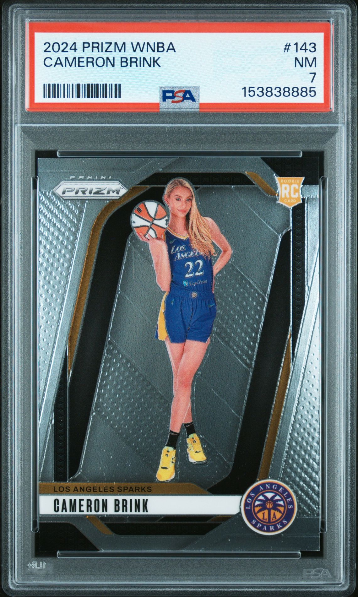 2024 Panini Prizm Wnba Cameron Brink #143 Nm 7 front