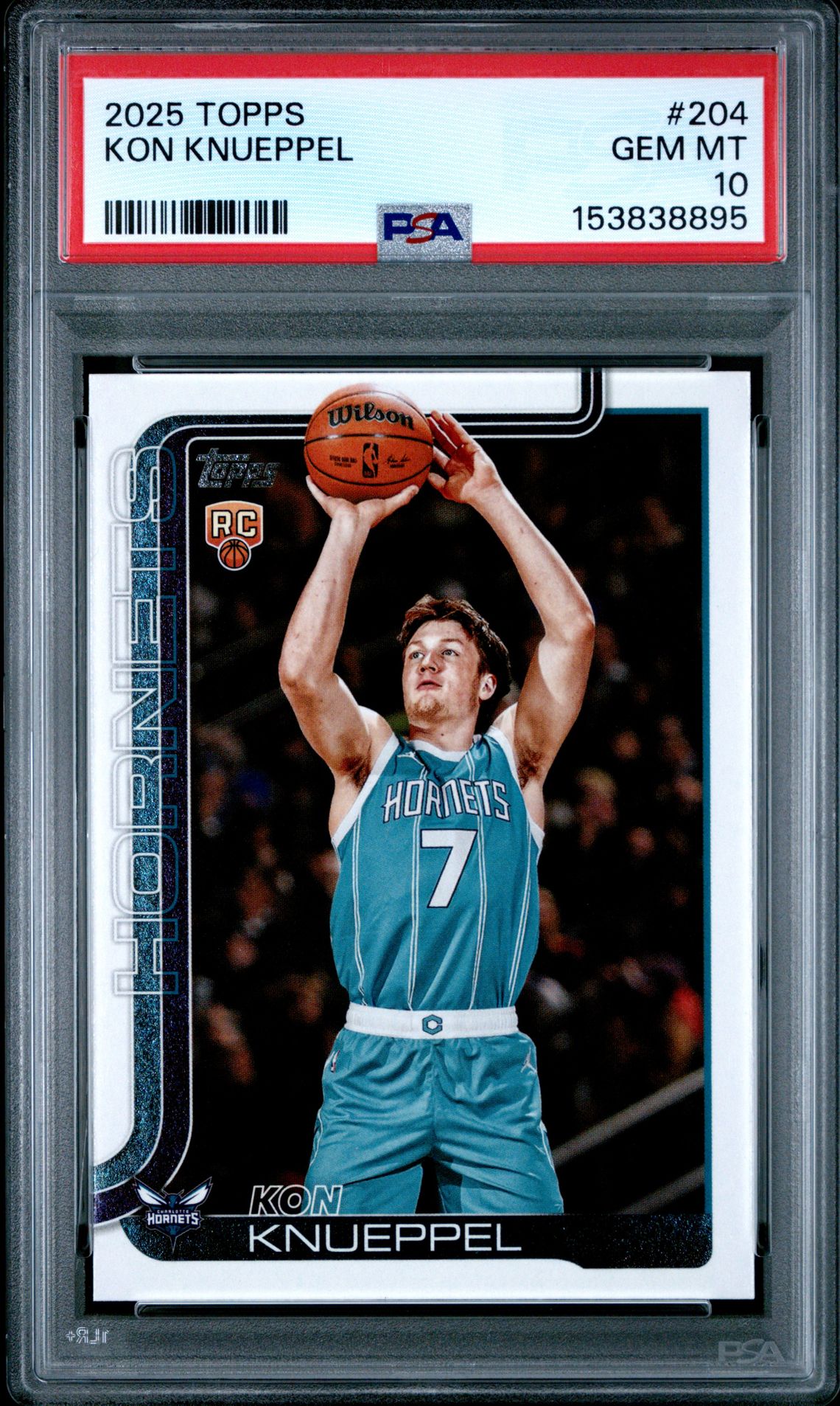 2025 Topps Kon Knueppel #204 Gem Mt 10 front